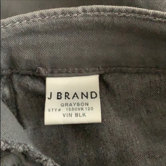 J Brand Grey Grayson Skinny Cargo Pants in Size 25 - Picture 4 of 4